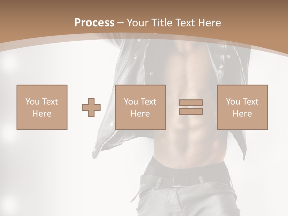 Isolated Style Model PowerPoint Template
