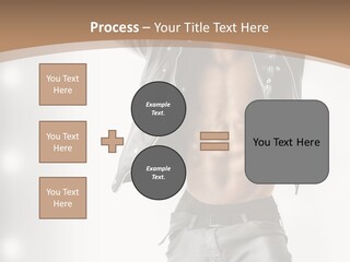 Isolated Style Model PowerPoint Template