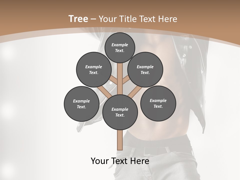 Isolated Style Model PowerPoint Template