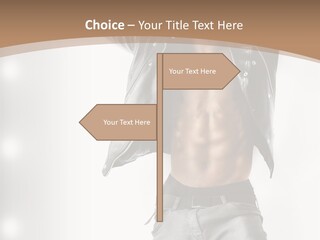 Isolated Style Model PowerPoint Template