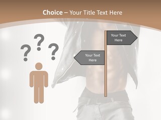 Isolated Style Model PowerPoint Template