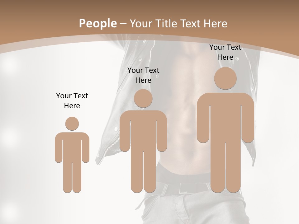 Isolated Style Model PowerPoint Template