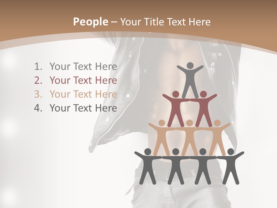Isolated Style Model PowerPoint Template
