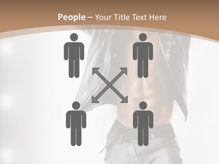 Isolated Style Model PowerPoint Template