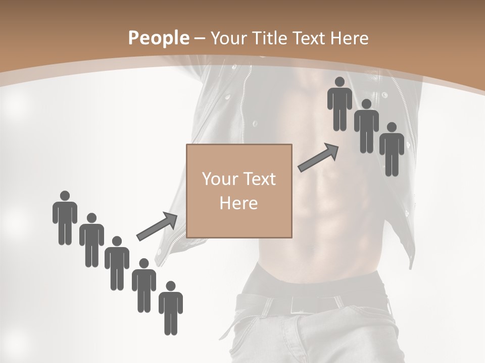 Isolated Style Model PowerPoint Template