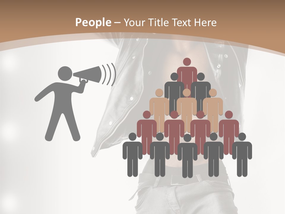 Isolated Style Model PowerPoint Template