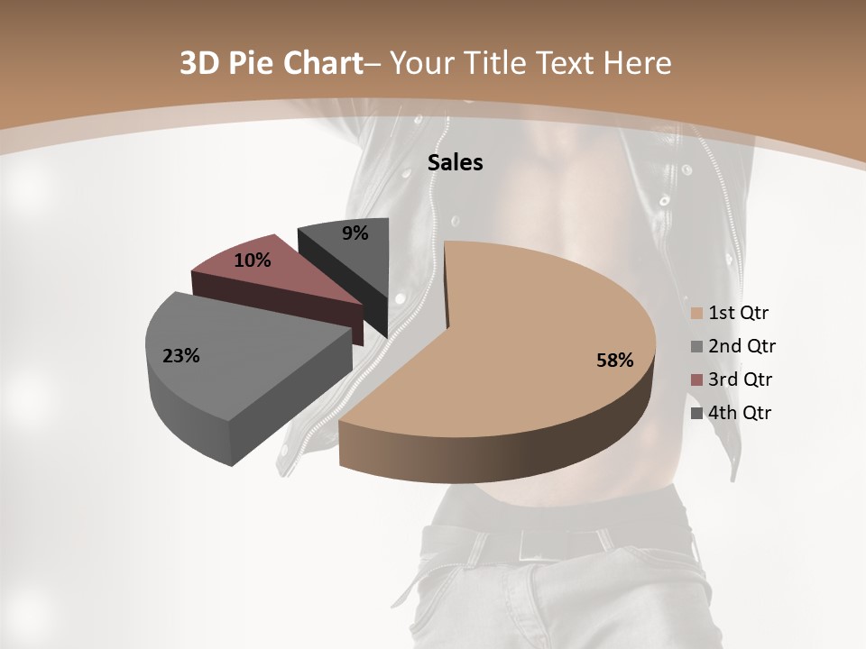 Isolated Style Model PowerPoint Template