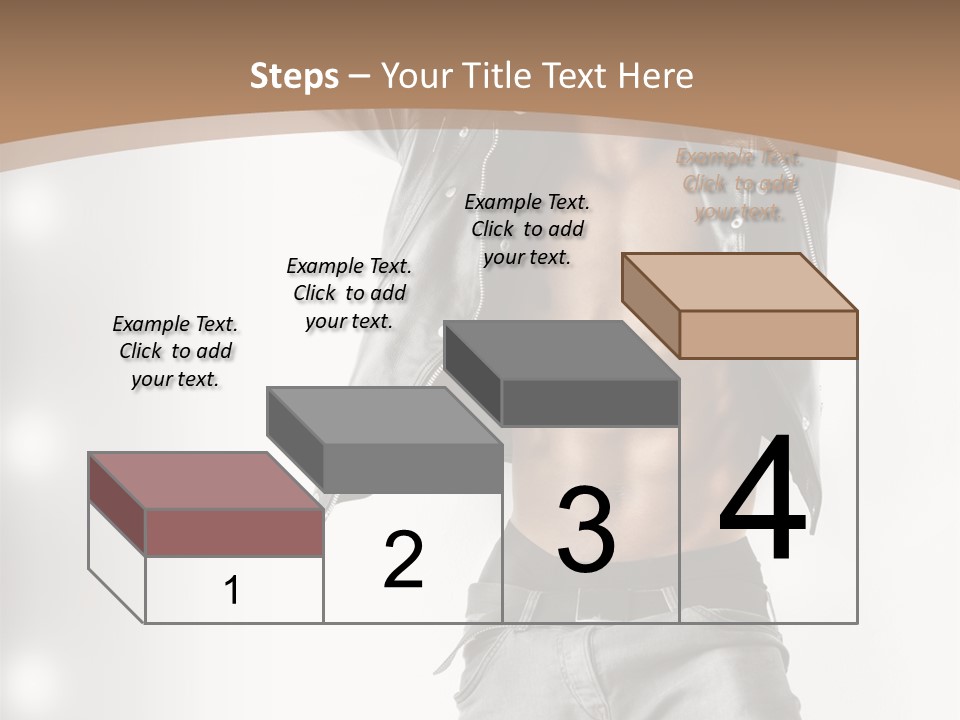 Isolated Style Model PowerPoint Template