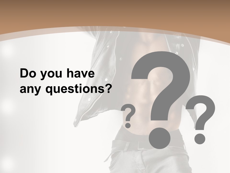 Isolated Style Model PowerPoint Template