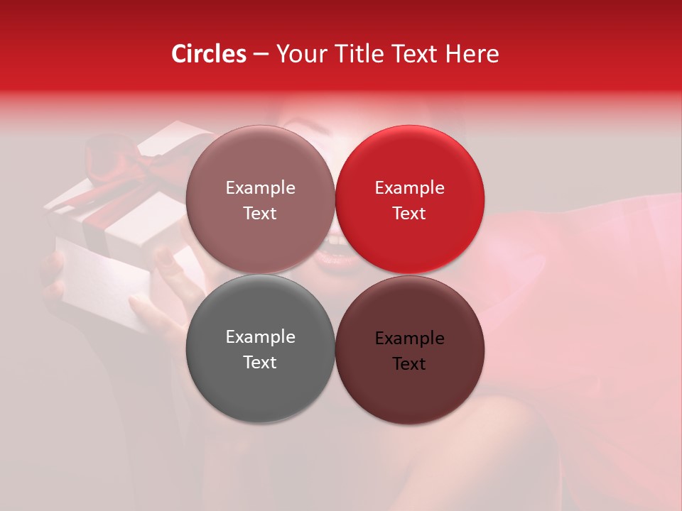 Portrait Background Girl PowerPoint Template