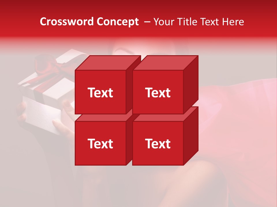 Portrait Background Girl PowerPoint Template