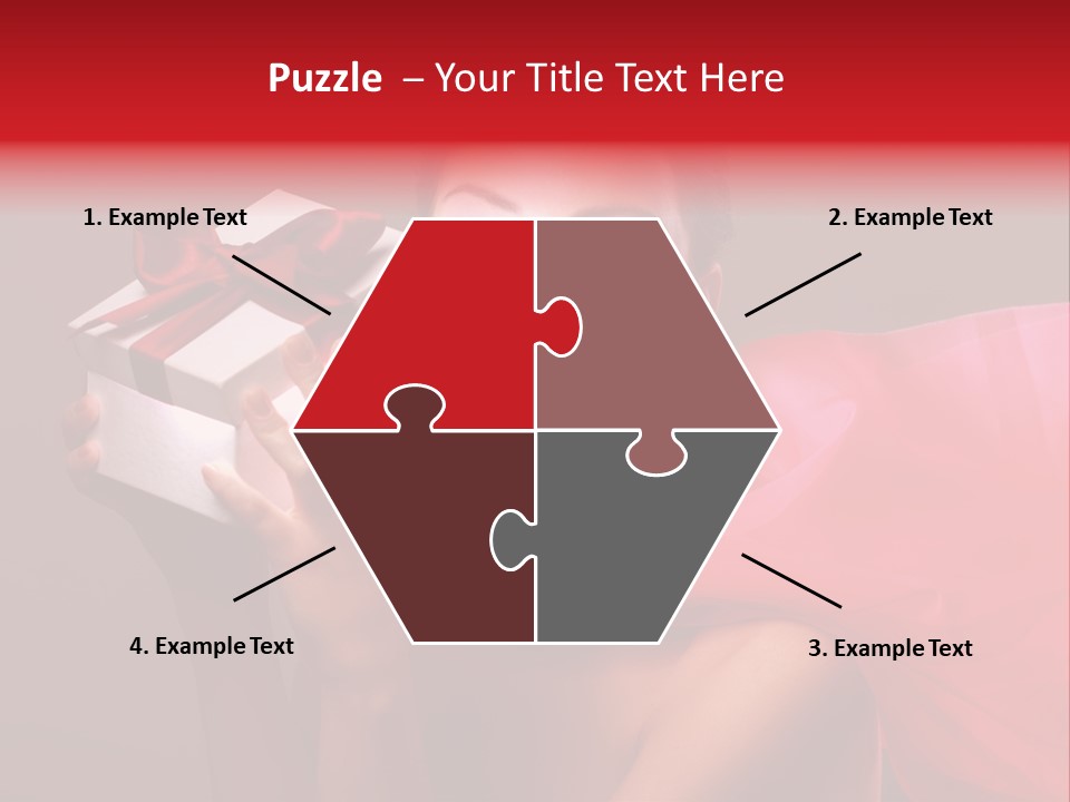 Portrait Background Girl PowerPoint Template