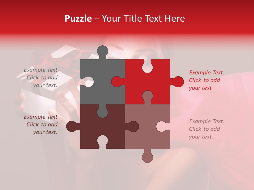 Portrait Background Girl PowerPoint Template