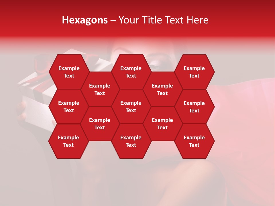 Portrait Background Girl PowerPoint Template