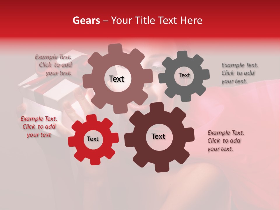 Portrait Background Girl PowerPoint Template