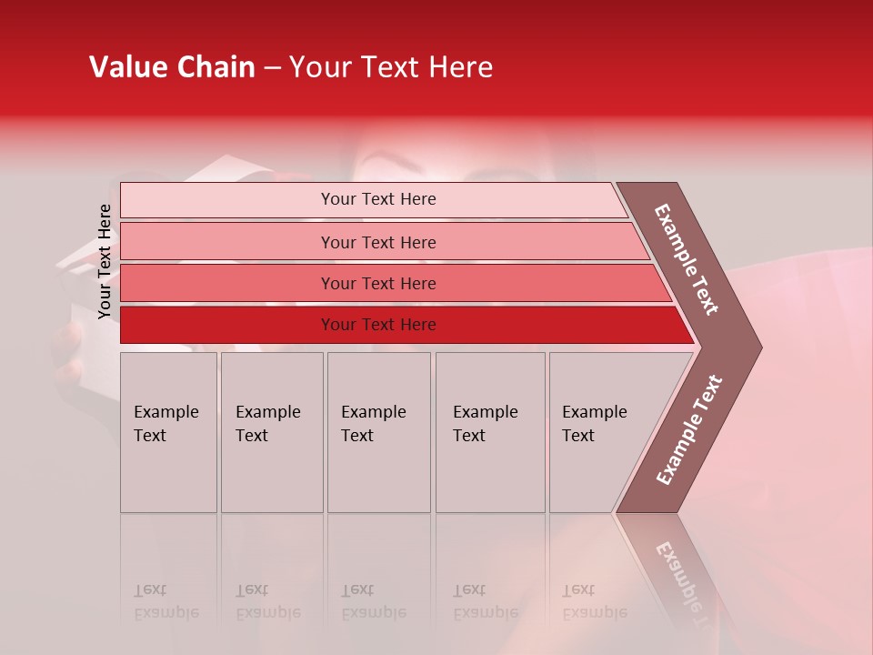 Portrait Background Girl PowerPoint Template