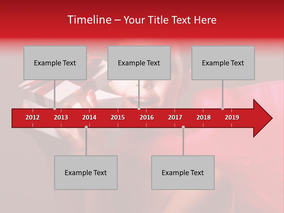 Portrait Background Girl PowerPoint Template