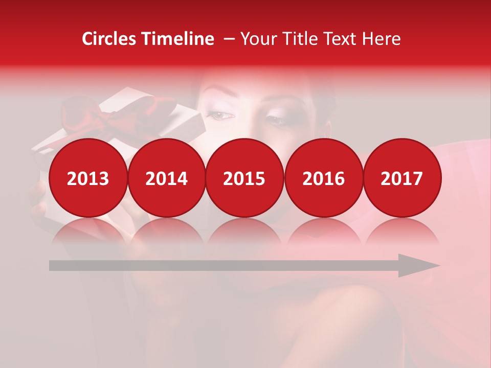 Portrait Background Girl PowerPoint Template