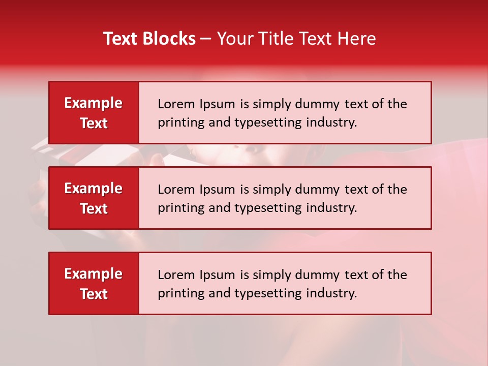 Portrait Background Girl PowerPoint Template