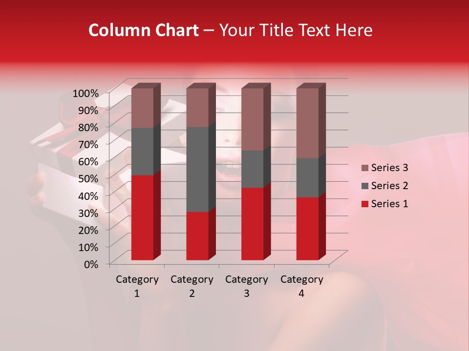 Portrait Background Girl PowerPoint Template