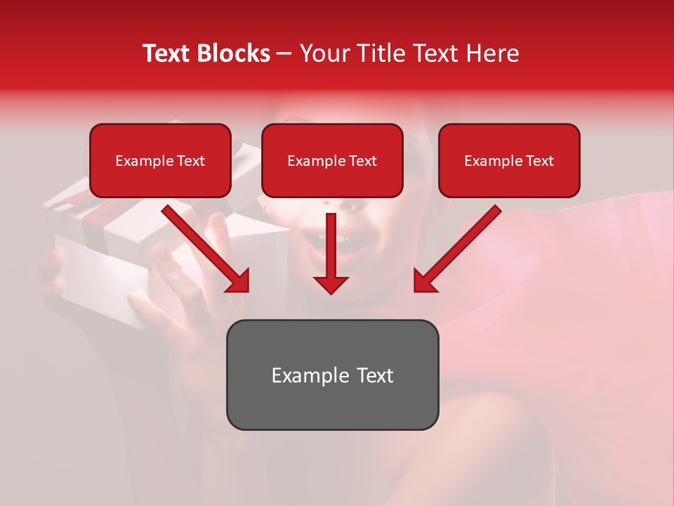 Portrait Background Girl PowerPoint Template