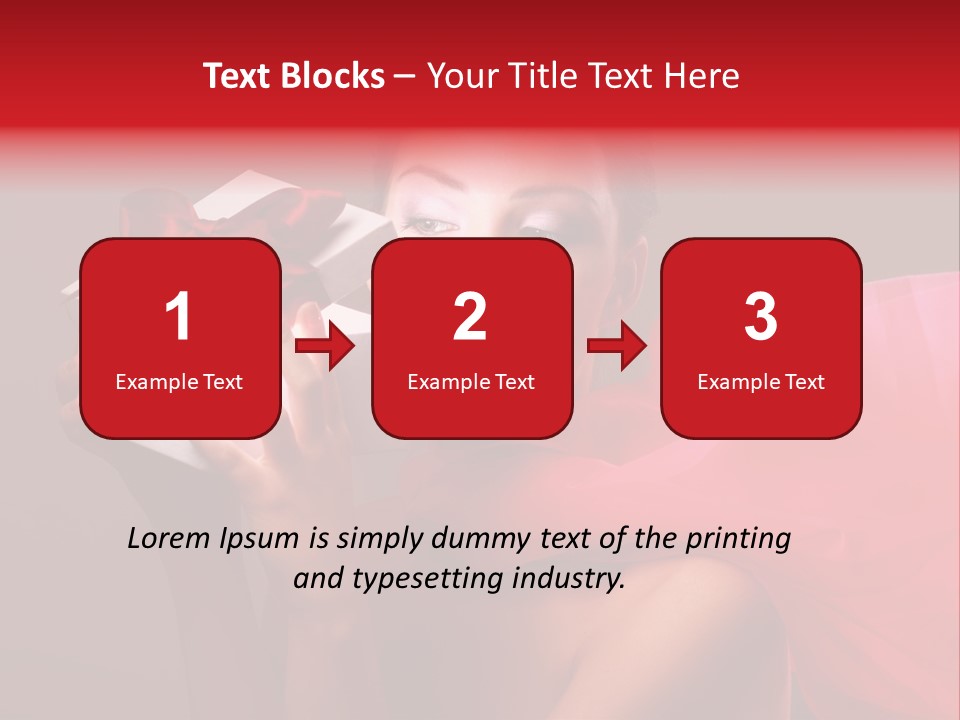 Portrait Background Girl PowerPoint Template