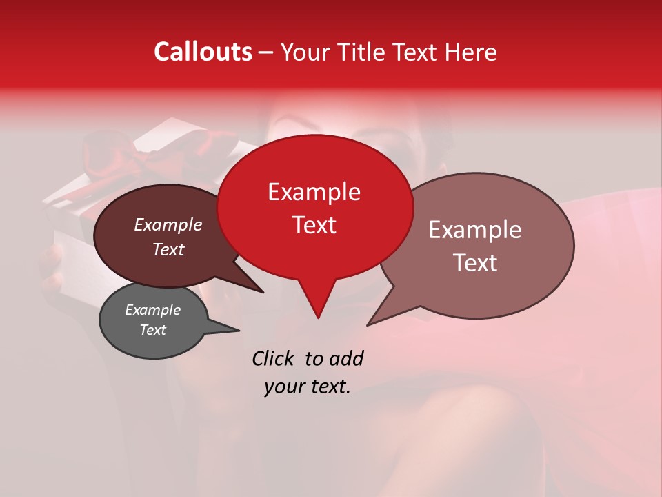 Portrait Background Girl PowerPoint Template