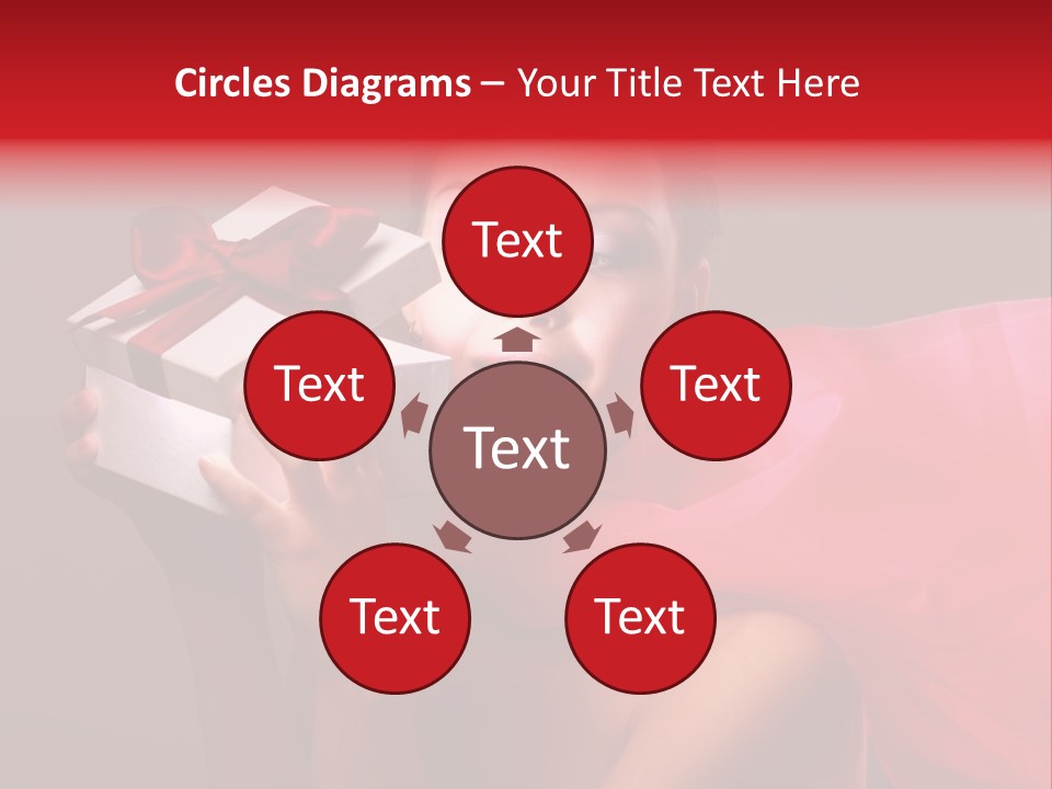 Portrait Background Girl PowerPoint Template