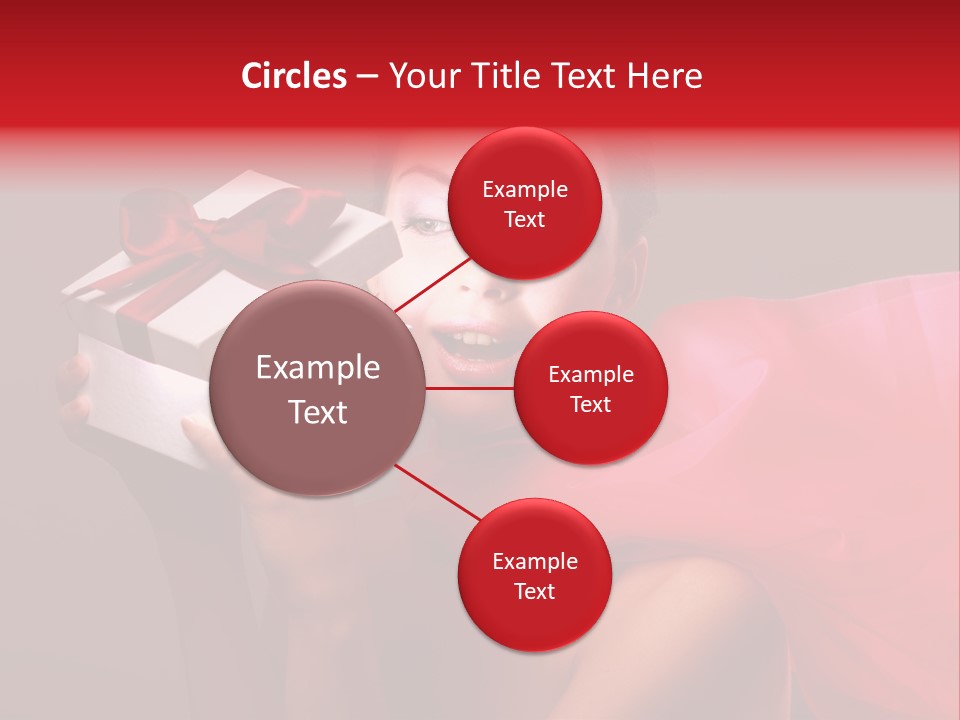 Portrait Background Girl PowerPoint Template