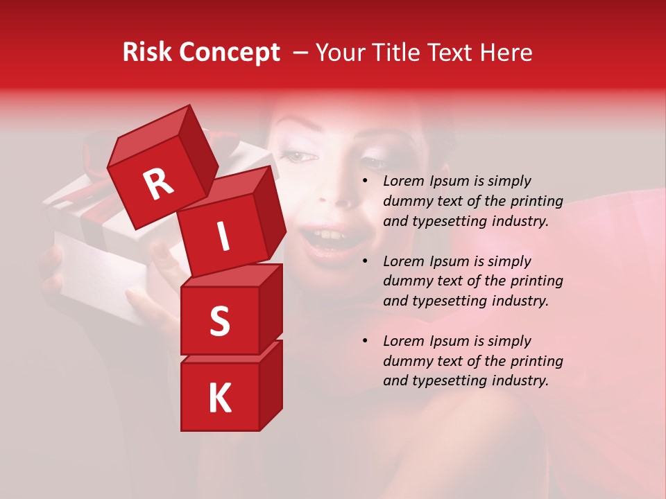 Portrait Background Girl PowerPoint Template