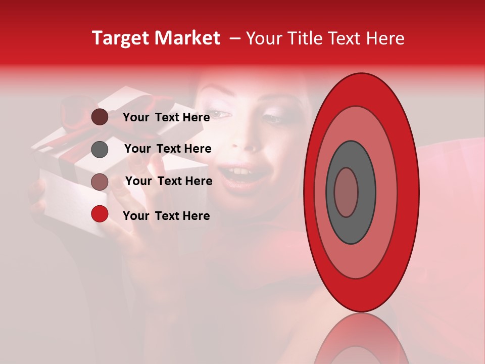 Portrait Background Girl PowerPoint Template