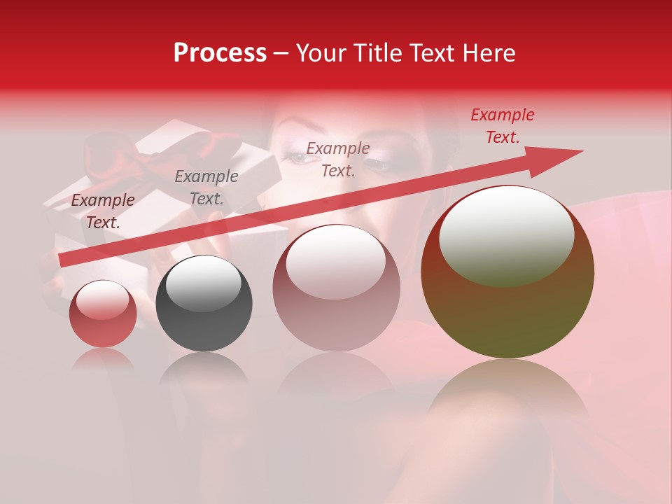 Portrait Background Girl PowerPoint Template