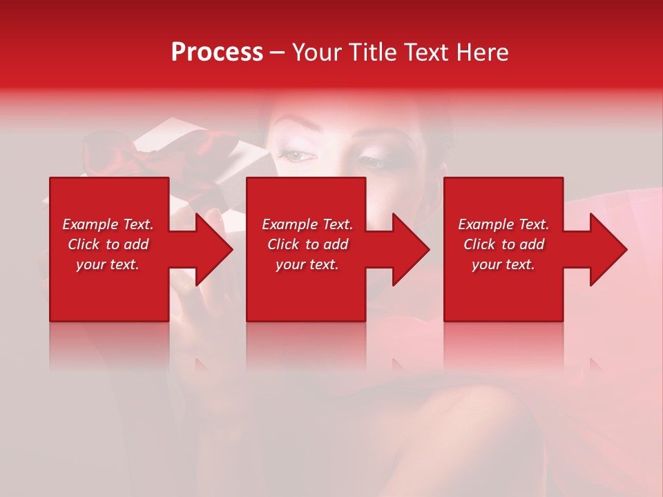 Portrait Background Girl PowerPoint Template