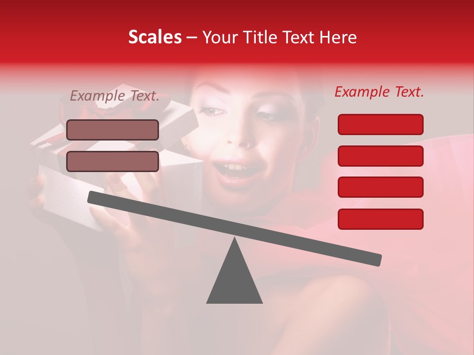 Portrait Background Girl PowerPoint Template