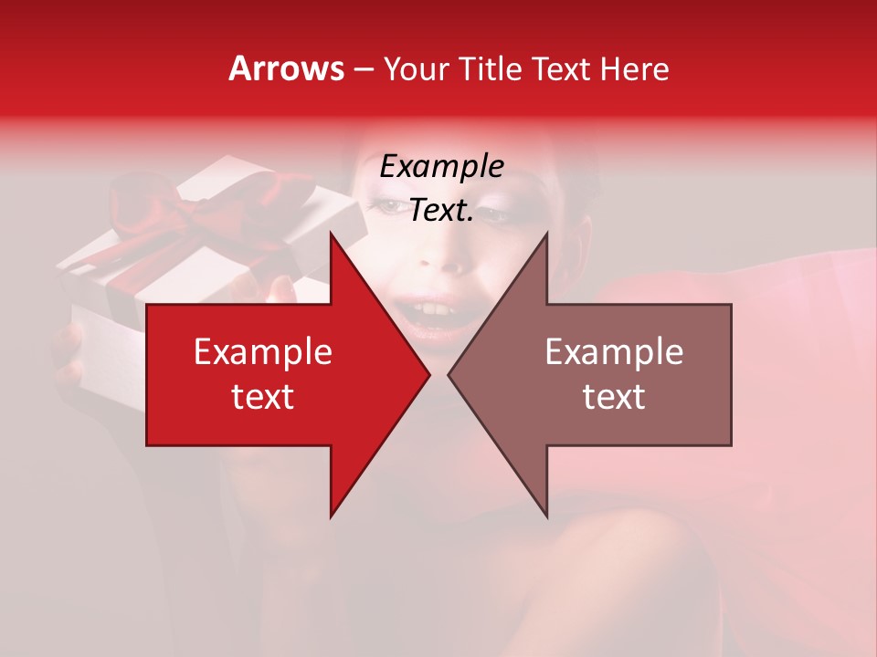 Portrait Background Girl PowerPoint Template