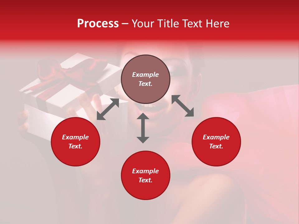 Portrait Background Girl PowerPoint Template