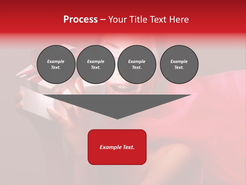 Portrait Background Girl PowerPoint Template