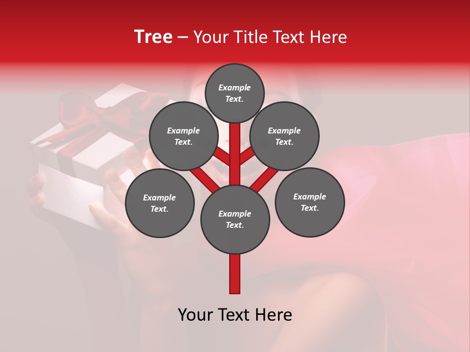 Portrait Background Girl PowerPoint Template