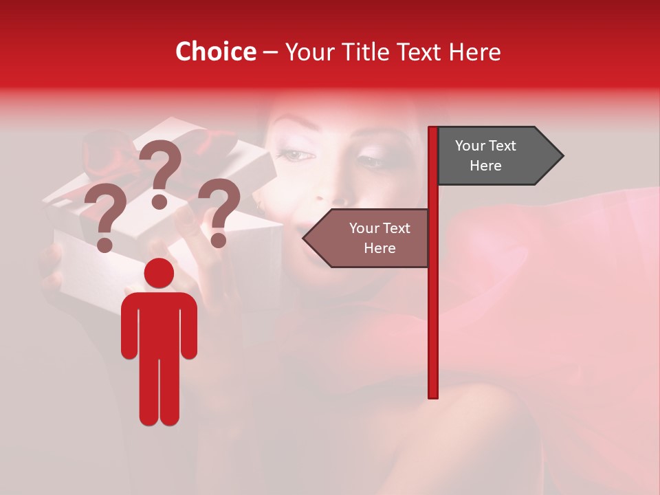 Portrait Background Girl PowerPoint Template