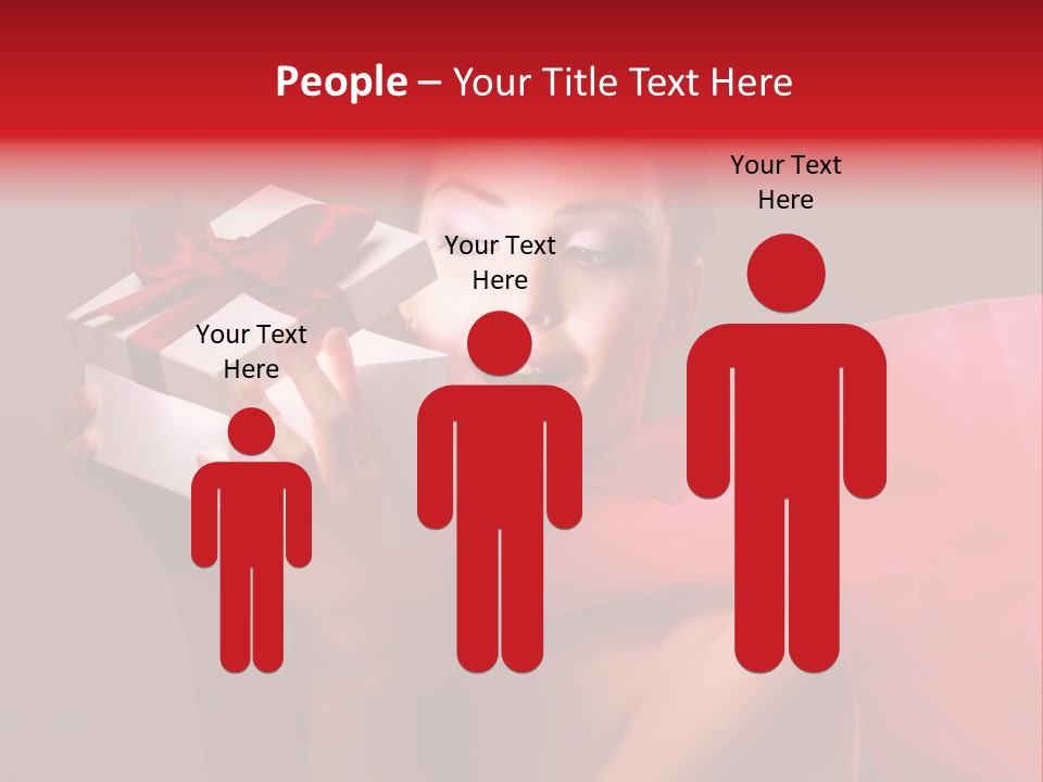 Portrait Background Girl PowerPoint Template