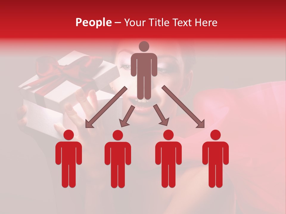 Portrait Background Girl PowerPoint Template