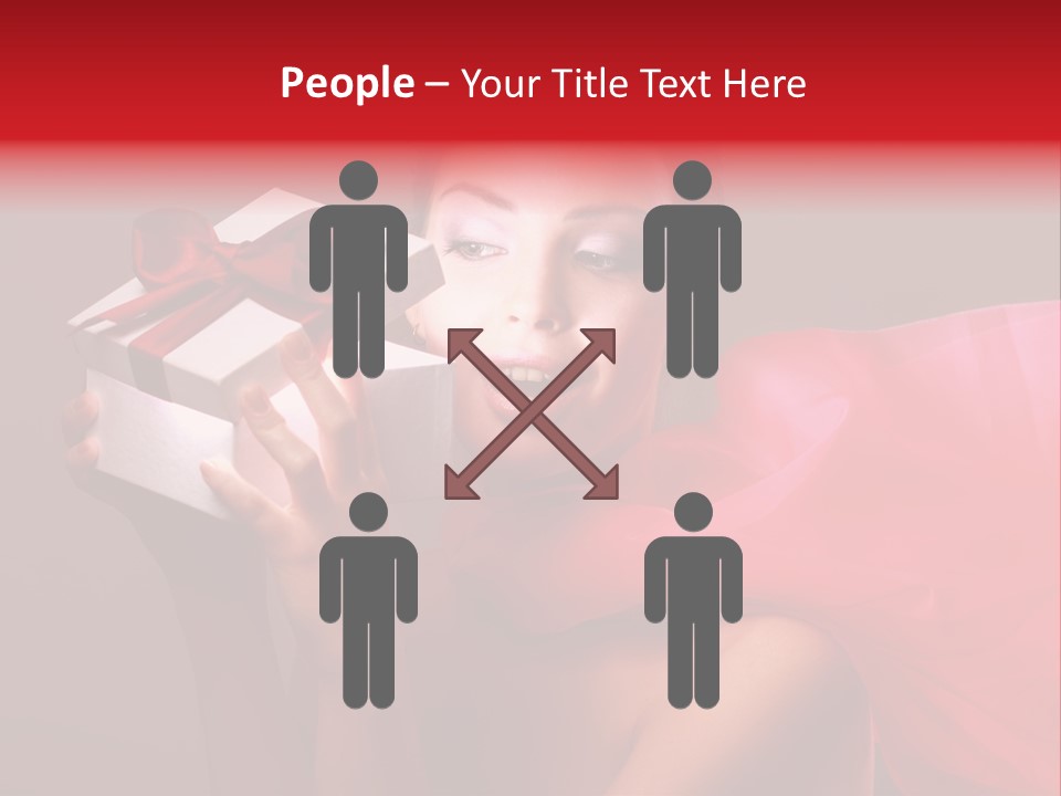 Portrait Background Girl PowerPoint Template