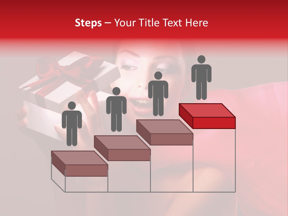 Portrait Background Girl PowerPoint Template