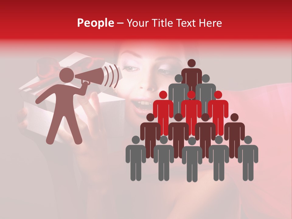 Portrait Background Girl PowerPoint Template