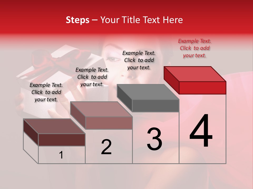 Portrait Background Girl PowerPoint Template