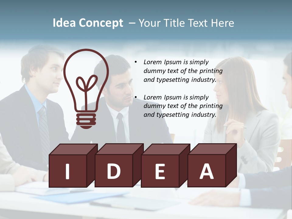 Planning Team Improvement PowerPoint Template