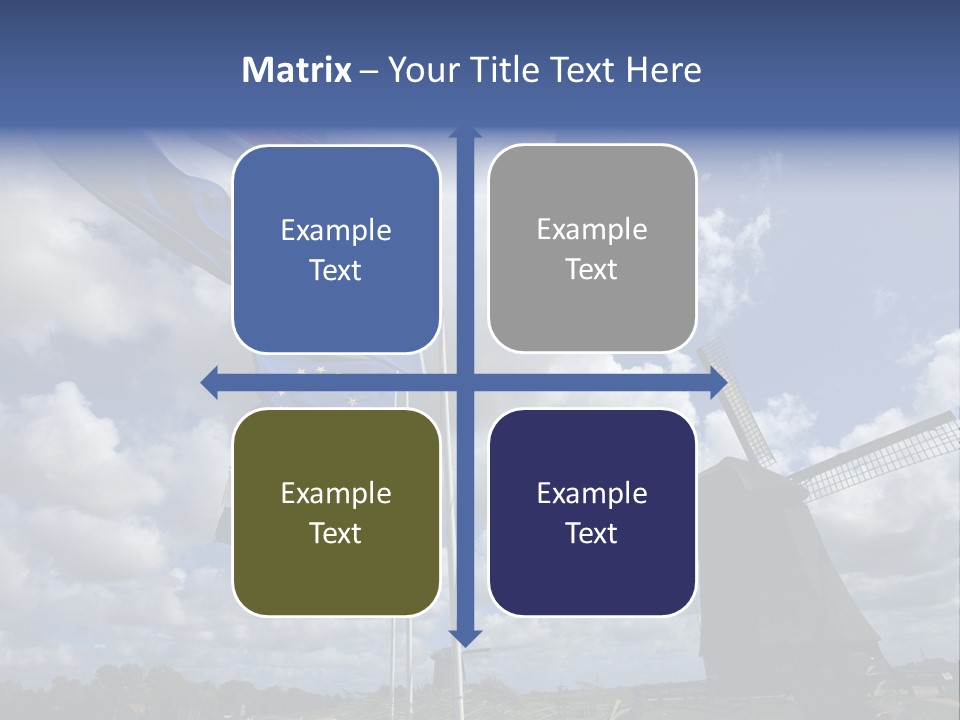 Holland Countryside Mill PowerPoint Template