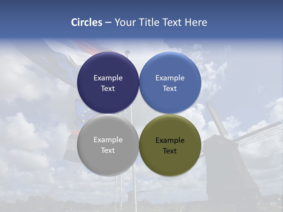 Holland Countryside Mill PowerPoint Template