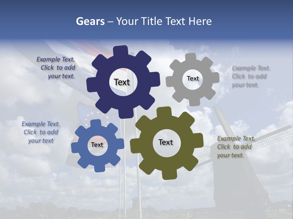 Holland Countryside Mill PowerPoint Template