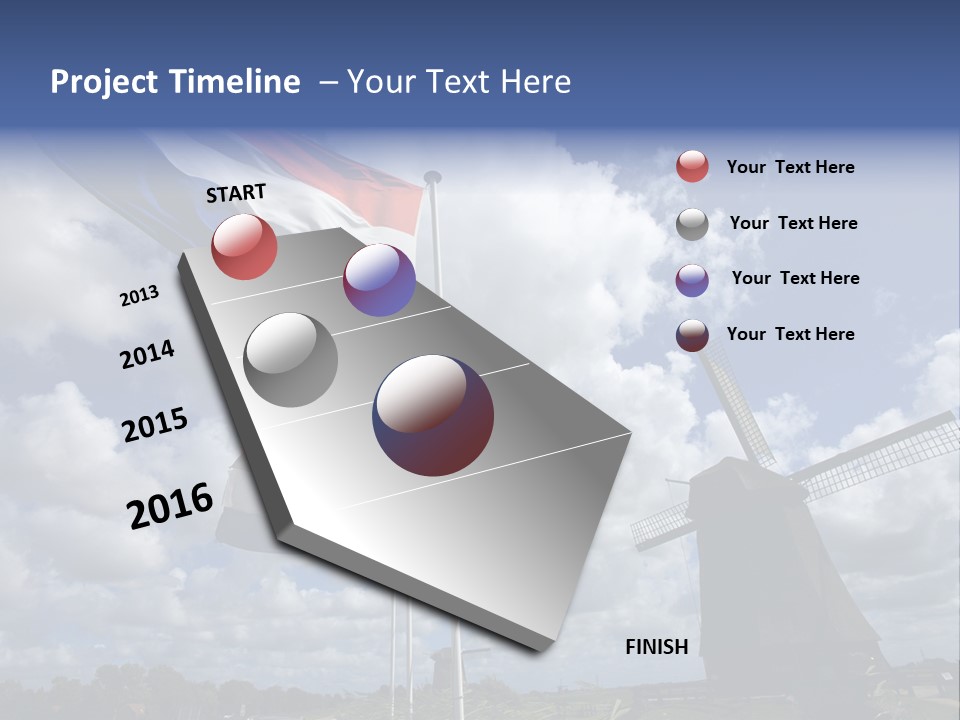 Holland Countryside Mill PowerPoint Template